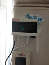 KONLEN-Detector de temperatura y humedad para el hogar, sensor con termómetro e higrómetro con pantalla digital y alarma, dispositivo wifi compatible con Tuya Smart y con aplicación para Android