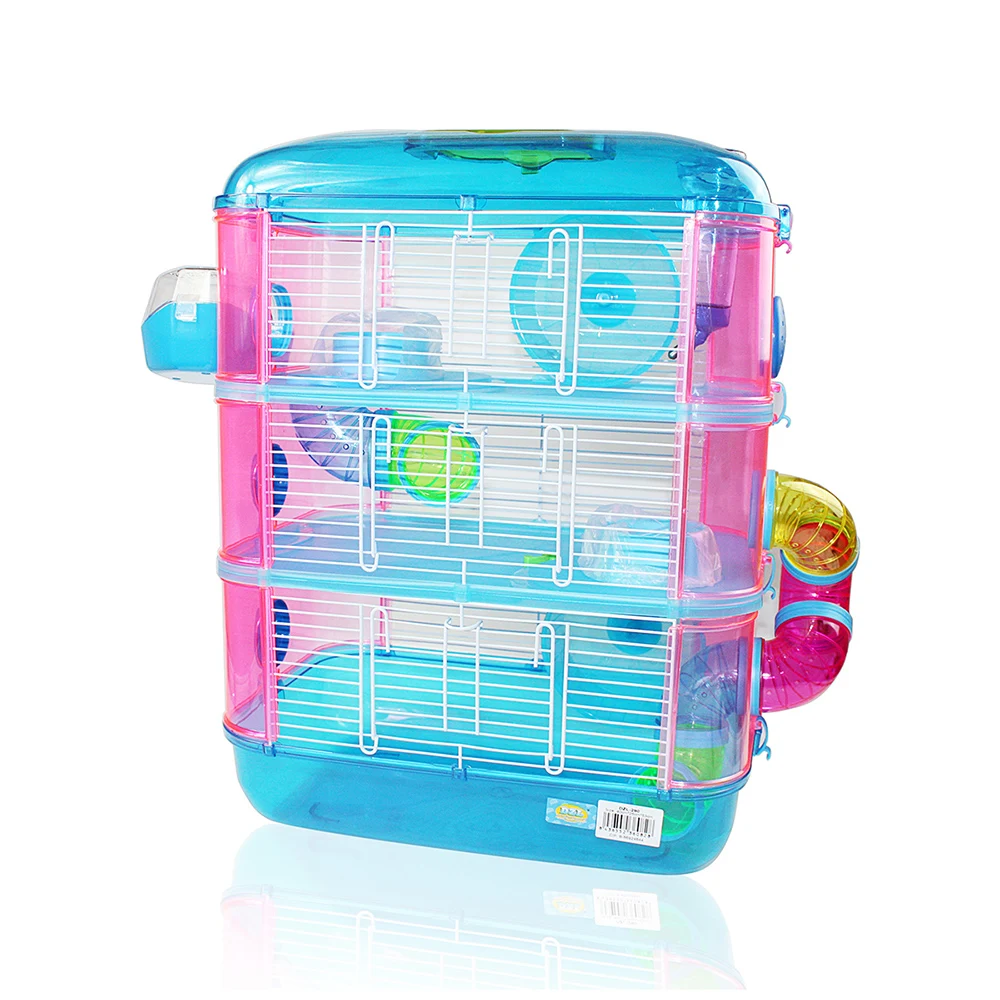 SMELL SMILE hard plastic Hamster cage, drinking house feeder