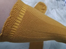 YWHUANSEN-Calcetines transpirables de encaje de algodón para niña, medias hasta la rodilla, para primavera, otoño e invierno, 1 par