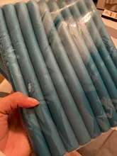 10 PcsHair rizador mágica de aire rodillo de pelo palillos rizadores de giro de espuma Flexible barras pelo estilismo DIY herramienta Flexible de Curling barras