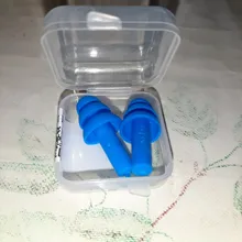 Tapones de silicona de espuma suave para los oídos, protección auditiva con aislamiento acústico, para dormir, con caja de almacenamiento, gran oferta