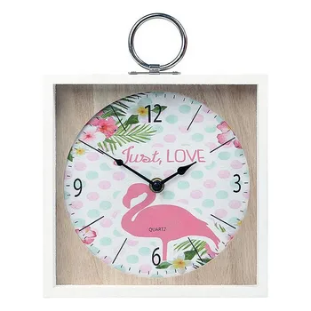

Wall Clock pink flamingo (20X5x20 cm) 110822