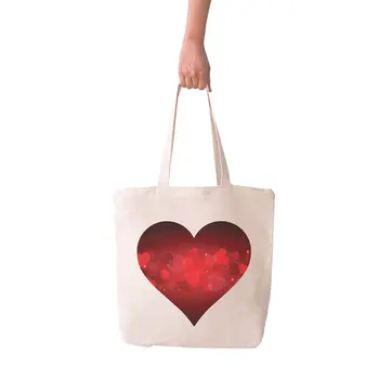 

Angemiel Bag Large Magic Heart Shopping Beach Tote Bag