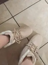Botas de nieve cálidas para Mujer, botines de ante de imitación, para invierno, WSH3132
