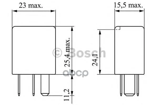 Реле Volvo: S60 01-, S80 99-, V70 01-, Xc70 03- Bosch арт. 0986332021