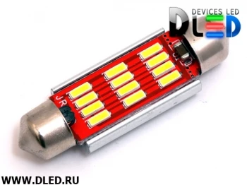 

1pcs LED Car Lamp C5W FEST - 12 SMD 4014
