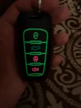 Cuero Luminoso de llave de coche para gran pared Haval Coupe H7 H8 H9 GMW H6, cubierta pequeña a rayas de Color, carcasa del mando a distancia, llavero