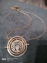 UILZ tiempo de moda Turner reloj de arena colgante Vintage joyería de la Escuela de Magia placa gargantilla COLLAR COLGANTE CNL329