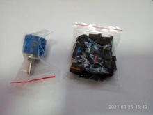 ¡El más nuevo! Gran oferta 12 uds 6mm Agujero del eje Dia de roscada moleteada tapones de perillas de potenciómetro