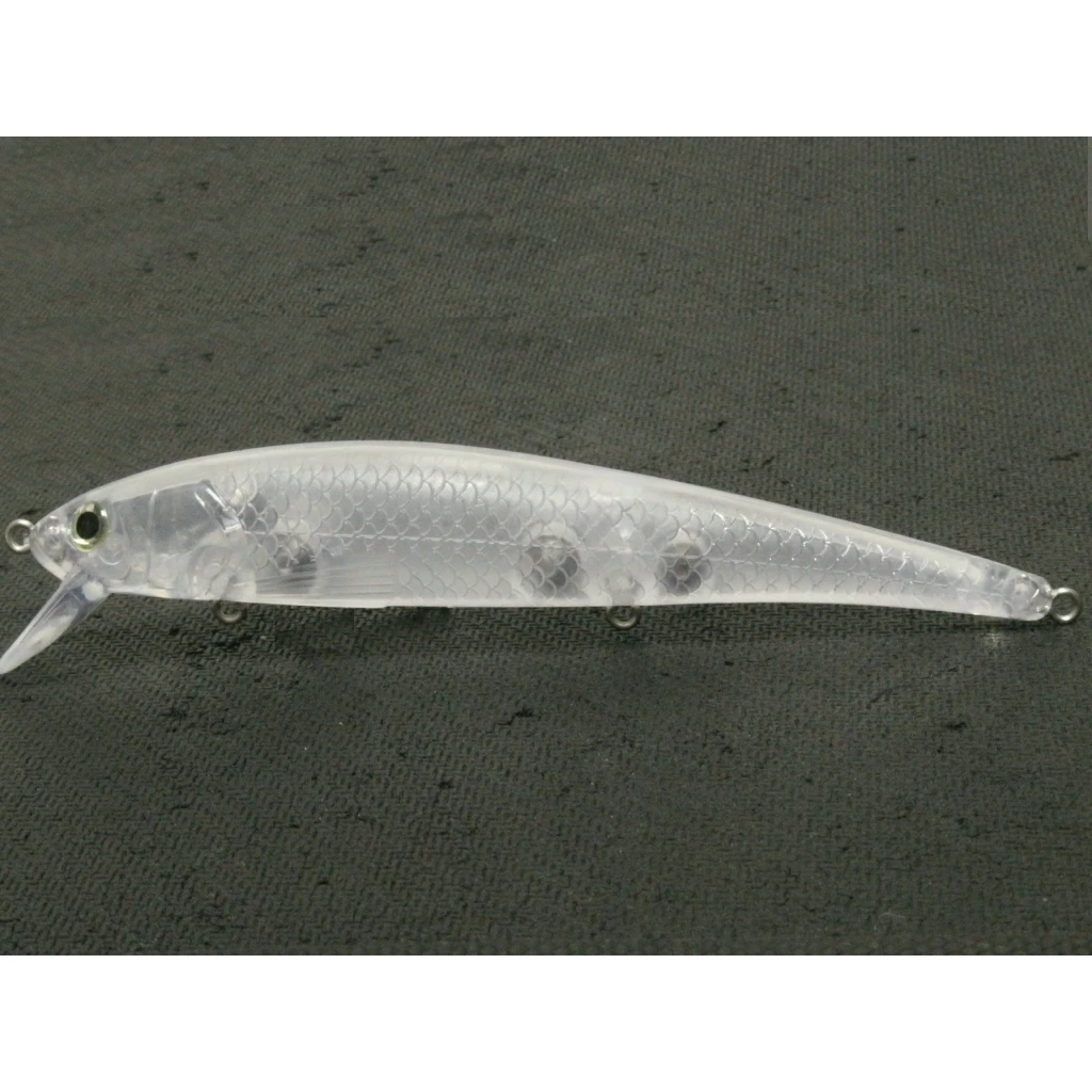 Wlure 10 Em Branco Ampla Wobble Minnow Jerkbait Pl stico Abs 