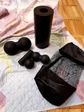 3/5 Uds Yoga de rodillos de masaje y pelota para hacer ejercicio juego de rodillo de espuma para el dolor de espalda auto-miofascial tratamiento Pilates músculo de ejercicios
