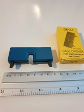 Llave para Mesa de dos garras, cubierta trasera de reloj, herramienta de apertura, removedor Rectangular ajustable, Kit de reparación de reloj, ajustador de calibre de 52mm