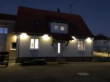 Downlight-Lamp Led-Panel-Light Ceiling-Recessed-Downlights Black 230V Waterproof 220V