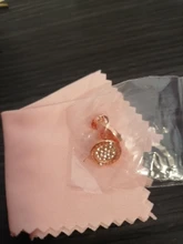 JoiasHome corazón aretes en forma para las mujeres joyería de plata 925 de moda mujer Color oro rosa pendientes de boda regalo