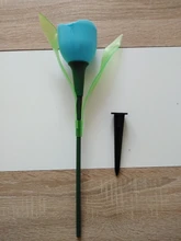 Flower-Lamp Solar-Light Tulip Path Yard Waterproof Garden Outdoor Lawn-Insert Multi-Color