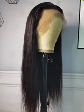 Hueso recto frente de encaje pelucas de cabello humano 8-30 pulgadas brasileño recto pelo humano del cierre del cordón pelucas para mujeres HD peluca Frontal de encaje