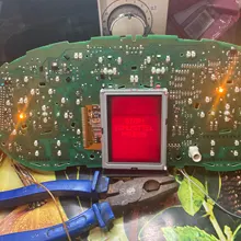 Para la pantalla LCD de Audi A3 A4 A6 S3 S4 S6, para VW VDO, para Audi VDO LCD en stock para reparar ahora los píxeles de su tablero.