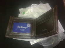 Baellerry-cartera corta plegable de piel sintética para hombre, monedero, titular de la tarjeta de embrague, billetera ajustada de negocios lisa