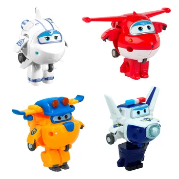 

Super Wings transforma-a-bots 4 transformable action figures