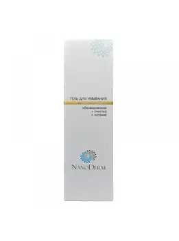 

GEL FACIAL CLEANSER WITH НАНОСИСТЕМОЙ, NANODERM 200 ML (DEGREASING + CLEANSING + POWER SUPPLY)