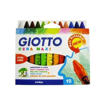 

12 pack wax crayons MaxiGIOTTO3.81