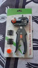 Tijeras de podar para jardín, cajas para Injerto de árboles, máquina de corte + 2 hojas, herramientas de jardín