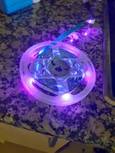 Lámpara de luz de fondo con Bluetooth y WIFI para decoración del dormitorio, controlador Flexible RGB 5050, cadena luminosa, tiras de luz LED