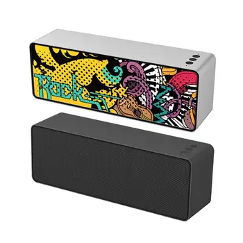 

F2 Mini Wireless bluetooth speaker card graffiti painting speakers boombox portable speaker box 10W altavoces bluetooth potentes