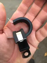 Cable-Mounting-Hose-Pipe Clamp Rubber-Lined P-Clips Mikalor 304-Stainless-Steel 2pcs/Lot