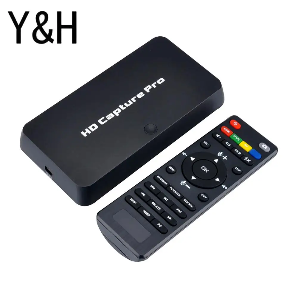 Y & H HD 1080P расписание Запись видео Захват коробка запись в USB захват игры через HDMI