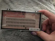 Pestañas postizas 10D individuales gruesas, 60 grupos/caja, maquillaje profesional