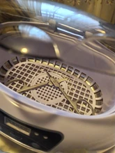 Caja esterilizadora de desinfección, limpiador ultrasónico, lavado de dinero, joyas con monedas, pedicura, herramientas de arte de uñas, aspiradora