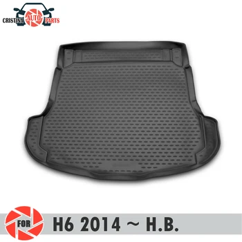 

Trunk mat for HAVAL H6 2014~2019 trunk floor rugs non slip polyurethane dirt protection interior trunk car styling