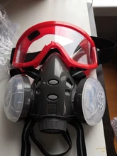 Mascarilla de seguridad para carpintero, protector para pulidora, a prueba de polvo y con 10 filtros nuevo, máscara respiratoria antipolvo con filtro dual