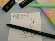 Pen Metal-Pen Paint Xiaomi Fizz Aluminum Smooth Ink Signing-Pen Polygonal Black Writing