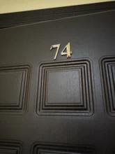 Door-Label Sticker Number Apartment Address Bronze Hotel Home Modern House Digital Golden