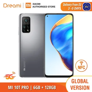 Перейти на Алиэкспресс и купить Глобальная версия Xiaomi Mi 10T Pro 5Г 128ГБ ROM 8ГБ RAM (абсолютно новая/запечатанная)