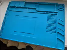 Almohadilla de reparación aislante resistente al calor, estación de soldadura de silicona, almohadilla de trabajo, plataforma de escritorio para Estación de soldadura BGA