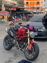 Cubierta de parabrisas deportivo para motocicleta, Deflector, visera para DUCATI Monster 696, 796, 1100, 1100S, Monster 1100 EVO