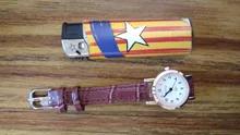 Relojes pequeños de cuero con nudo de bambú para mujer, pulsera de cuarzo con puntero azul, diseño Vintage