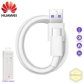 

Cable Huawei Original 5A con Huawei Supercharge de 100 CM Tipo C a USB