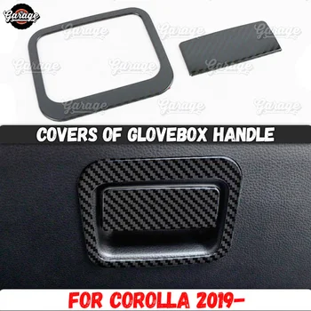 

Covers of glovebox handle case for Toyota Corolla 2019- Stainless Steel molding 1 set / 2 pcs decoration car styling