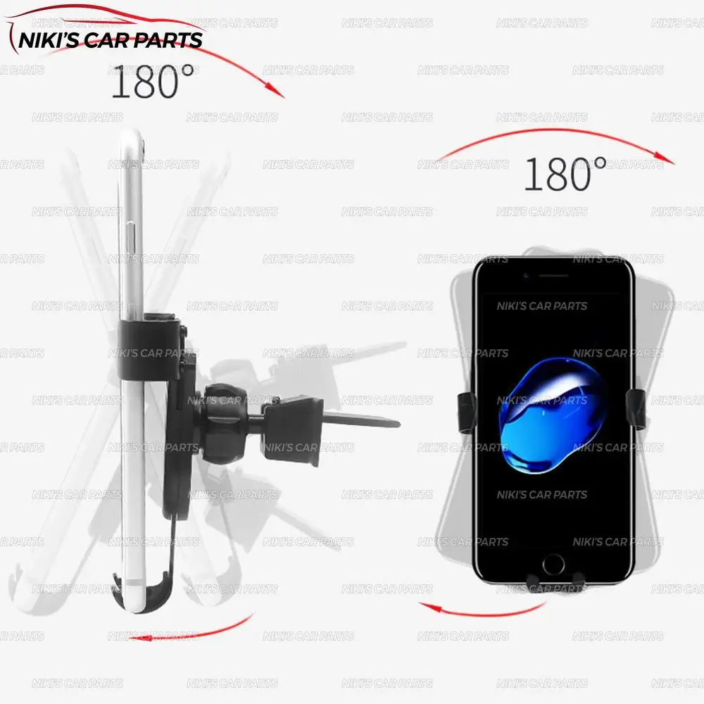 Алюминиевый автомобильный держатель для VW Tiguan 2010-, алюминиевый сплав, 1 комплект, декоративные аксессуары для автомобиля, аксессуары для интерьера телефона
