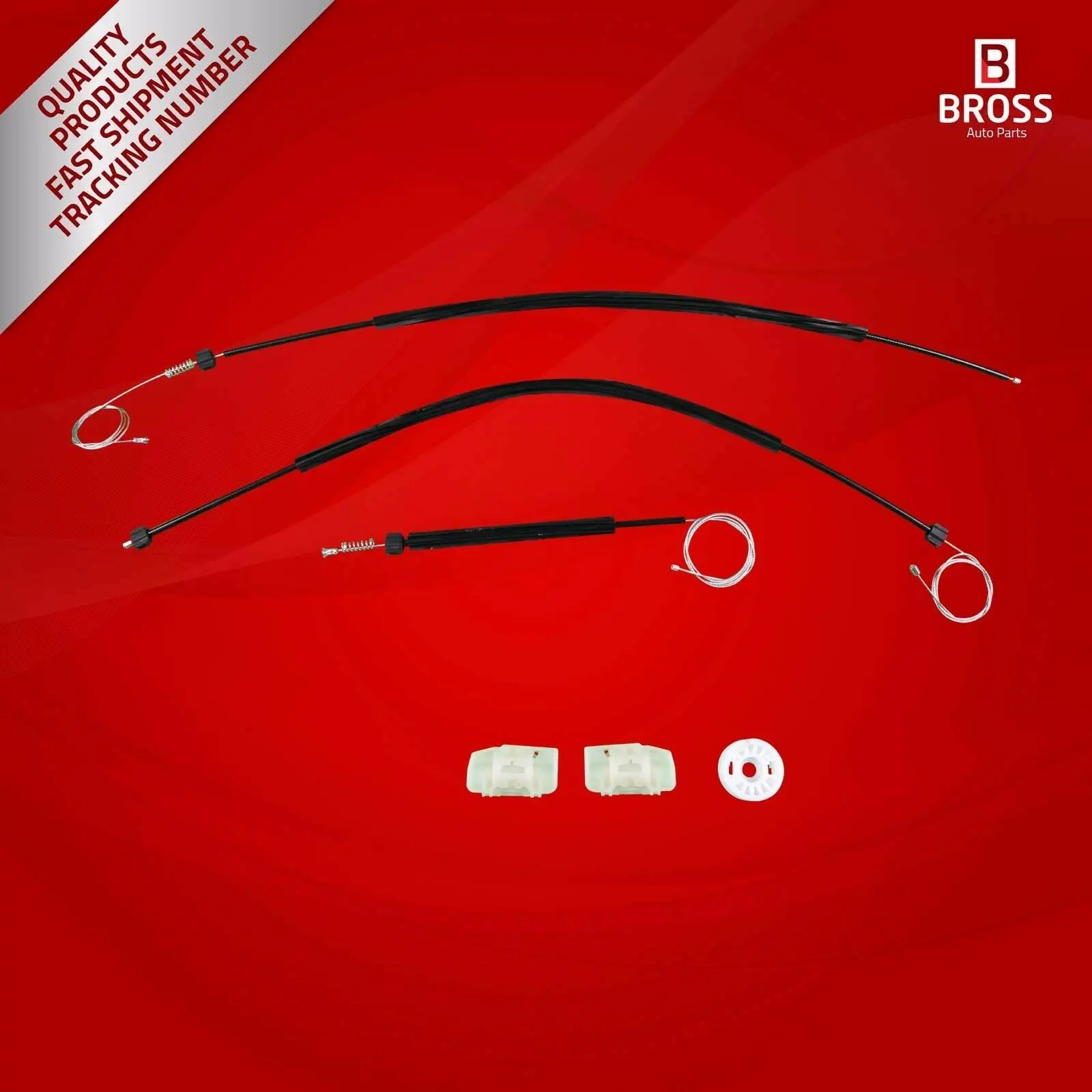 BWR816 Window Regulator Repair Kit Front Right Door for Ibiza MK4 5 Door 2008-On
