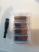 4 unids/lote cuchillas de afeitar 5 capa de hojas de afeitar para Gilettee de energía de fusión de afeitar cuchillas Gillette Proglide máquina