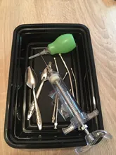 Feeding-Syringe-Kit Curved-Tubes Parrot Pigeon-Fledgling Manual Baby Bird Metal 