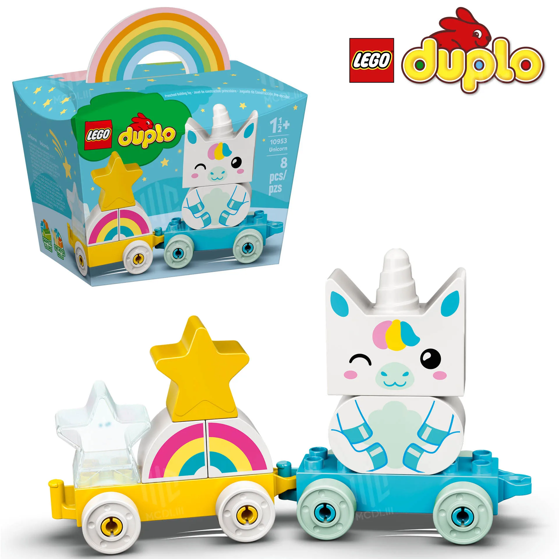 Lego Duplo My First Unicorn Toy Train 10953 From 1,5 years old Montessori  Educational for Preschoolers Children's Toys Girl Gift - AliExpress