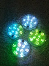 Night-Lamp Bowl Vase Party-Decoration Battery-Operated Remote-Controlled Garden Underwater