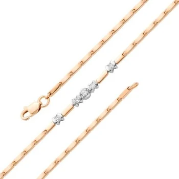 

Master brilliant bracelet with 9 Red Gold Diamonds