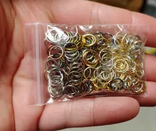 200 unids/lote 4 5 6 7 8 9 10mm saltar anillos conectores de anillos partidos para Diy joyería encontrar haciendo accesorios suministros al por mayor
